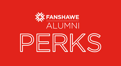 The logo for the Fanshawe Alumni Perks program