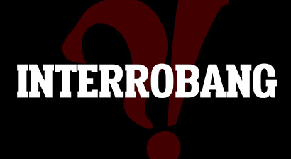 The Interrobang logo is displayed. An interrobang punctuation symbol with the text Interrobang in front.