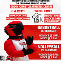 Falcons Fest event on January 24th hosted by Fanshawe Athletics and Student Union at Glenn Johnston Athletic Centre.