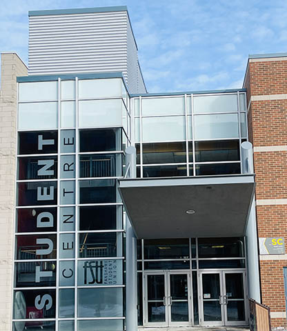 The exterior of the Student Centre at Fanshawe College's London Campus