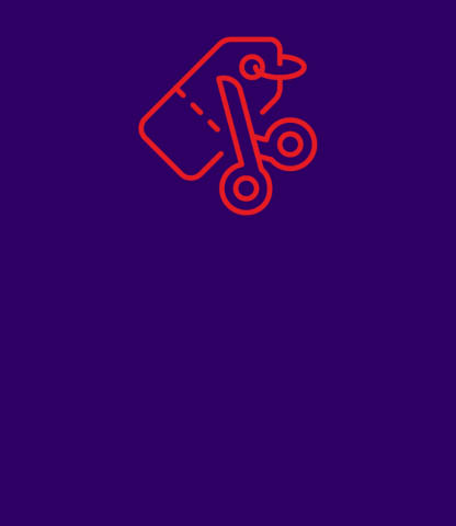 An illustration of scissors and a price tag