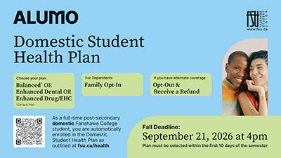 FSU Domestic Student Health Plan details with enrolment options and fall deadline on September 21, 2026.