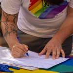 Progess Pride Flag Raising photos