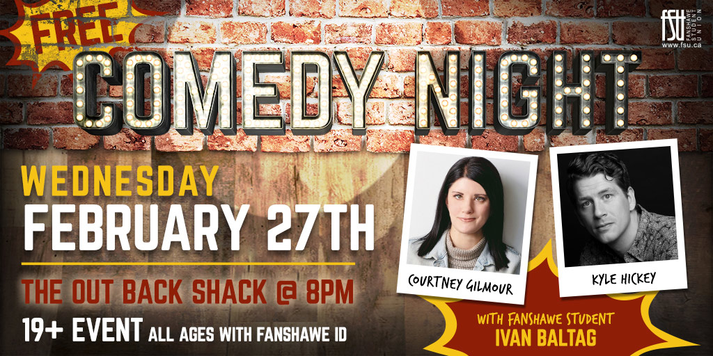 Comedy Night: Courtney Gilmour/Kyle Hickey/Ivan Baltag