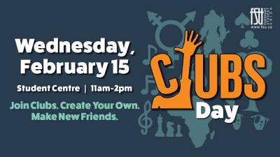 Clubs DayWednesday, February 15th, 2023
