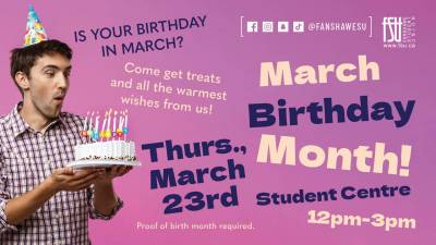 March Birthdays Celebration