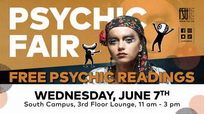 Psychic Fair (South campus)Wednesday, June 7th, 2023