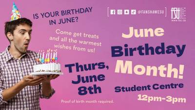 June Birthdays CelebrationThursday, June 8th, 2023
