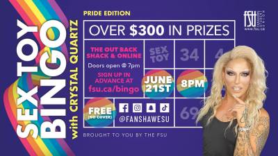 Sex Toy Bingo Pride EditionWednesday, June 21st, 2023
