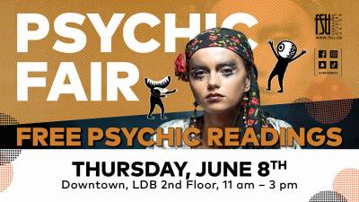 Psychic Fair (Downtown campus)Thursday, June 8th, 2023