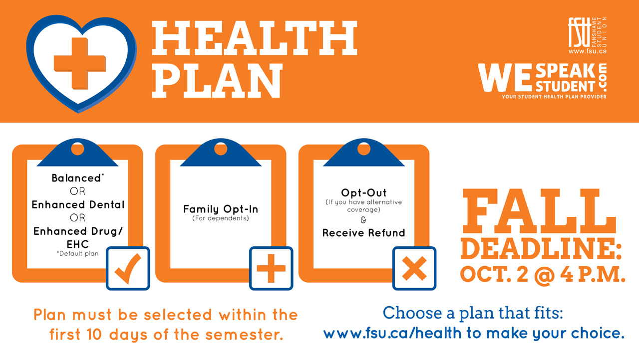 Health Plan (Domestic Students) Fanshawe Student Union